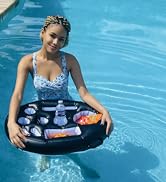 pool drink holder table
