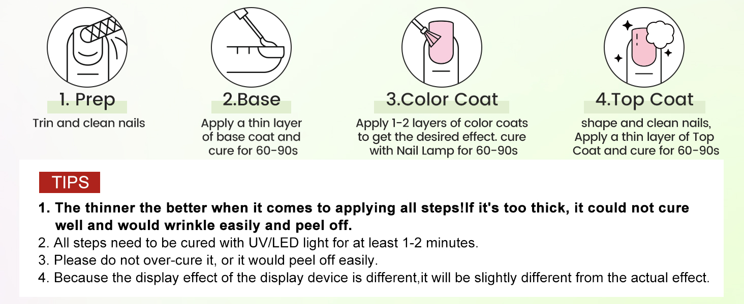 gel nail polish set