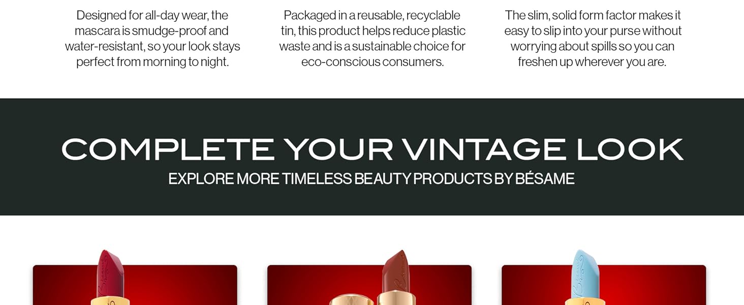 Besame Cosmetics 3-in-1 Eye Makeup