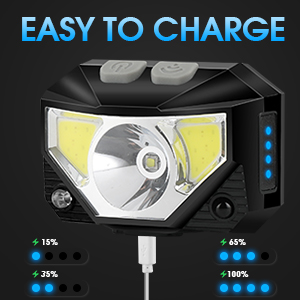 rechargeable head lights