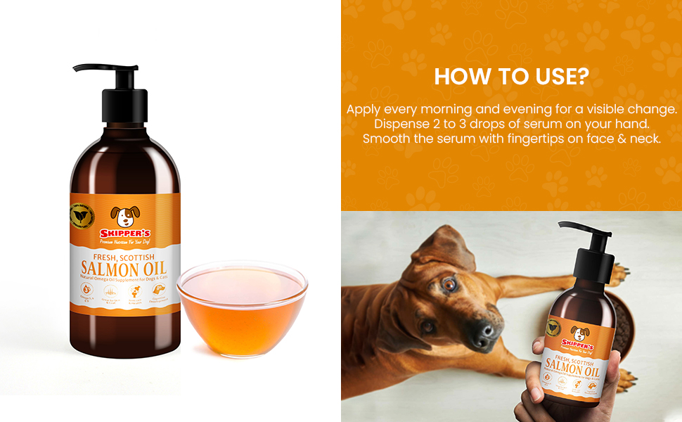 SKIPPER'S Fresh Scottish Salmon Oil Pure Omega 3 & 6 Fish Oil