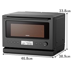 Amazon | [山善] 加熱水蒸気 オーブンレンジ スチーム調理 22L