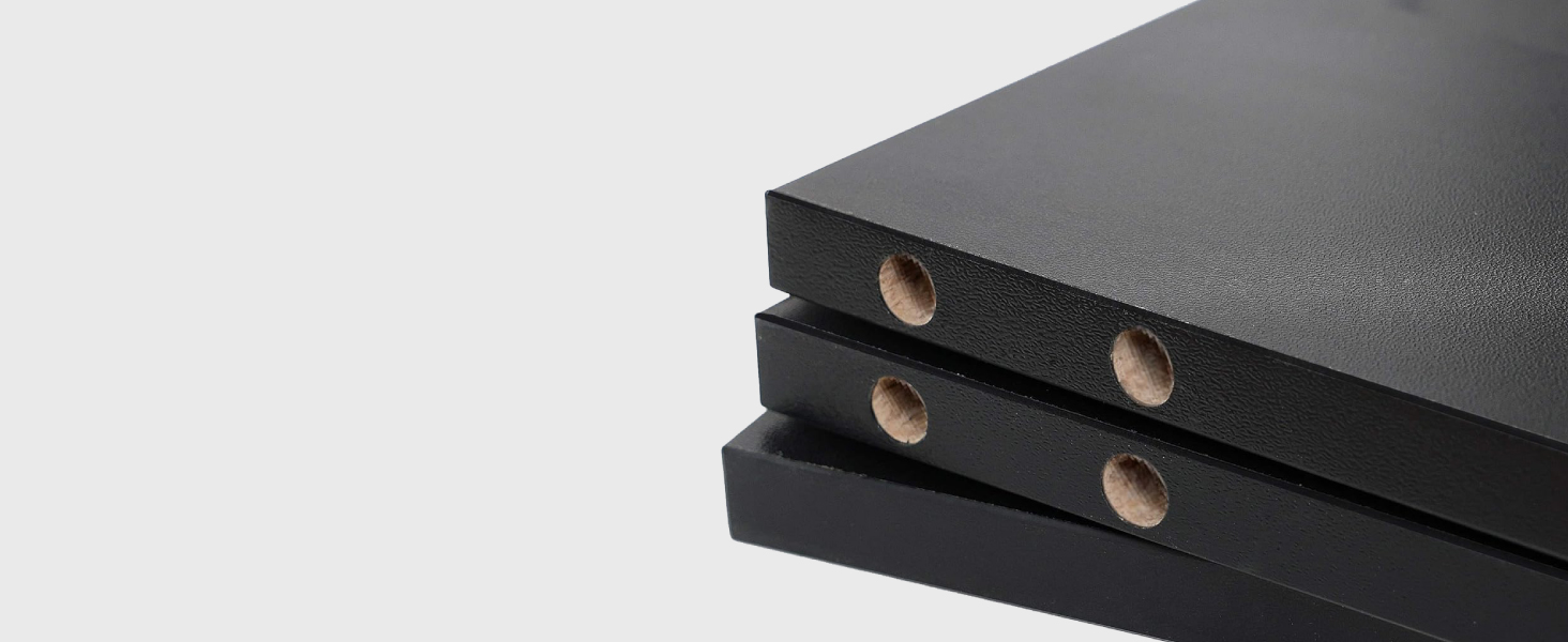 0.6&#34; thickened MDF panel, supports up to 55 pounds, ensures durability and stability.