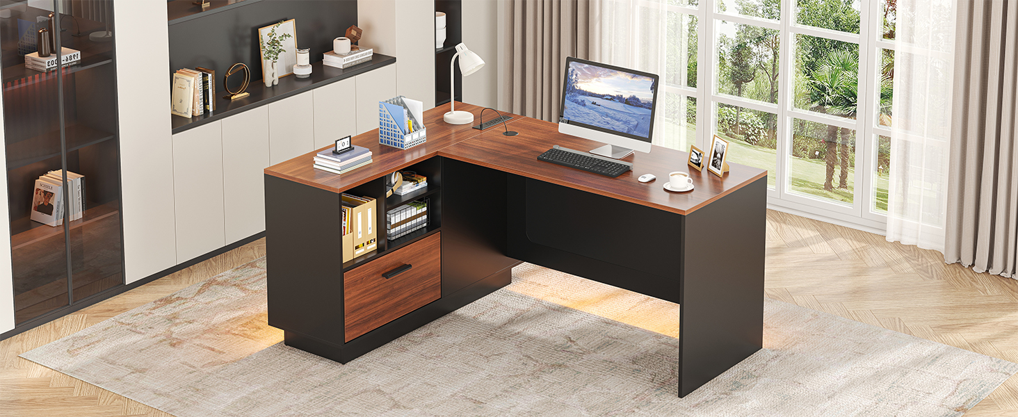 l-shaped desk
