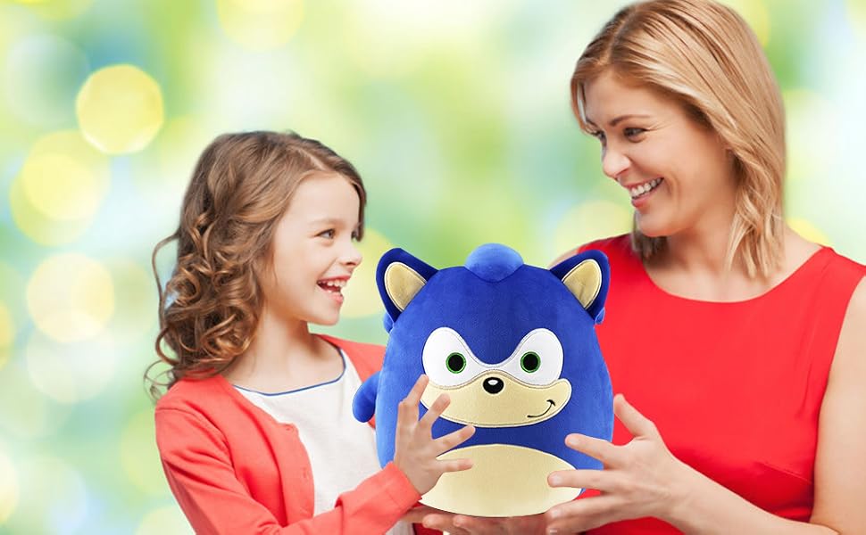 LOMBEE Plush Toys Sonic Plush Pillow Sonic 2 The Movie