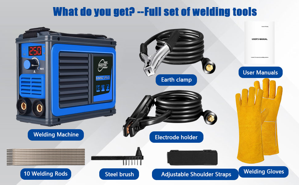 Welding Machine, Upgraded MMA-250A 110V Welder Machine