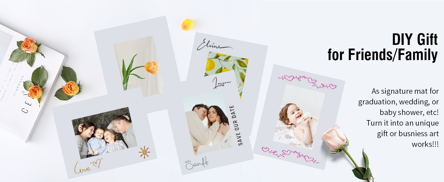 Falling in Art 50 Pack AcidFree Mat Boards 11x14 Uncut White Backing Boards, 4