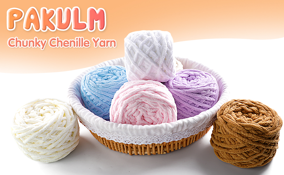 Chunky Chenille Yarn for Baby Blankets & Home Decor (Milky White) Da4e7357 5301 4fc6 A7e4 282694bcacf8. CR0,0,970,600 PT0 SX970 V1