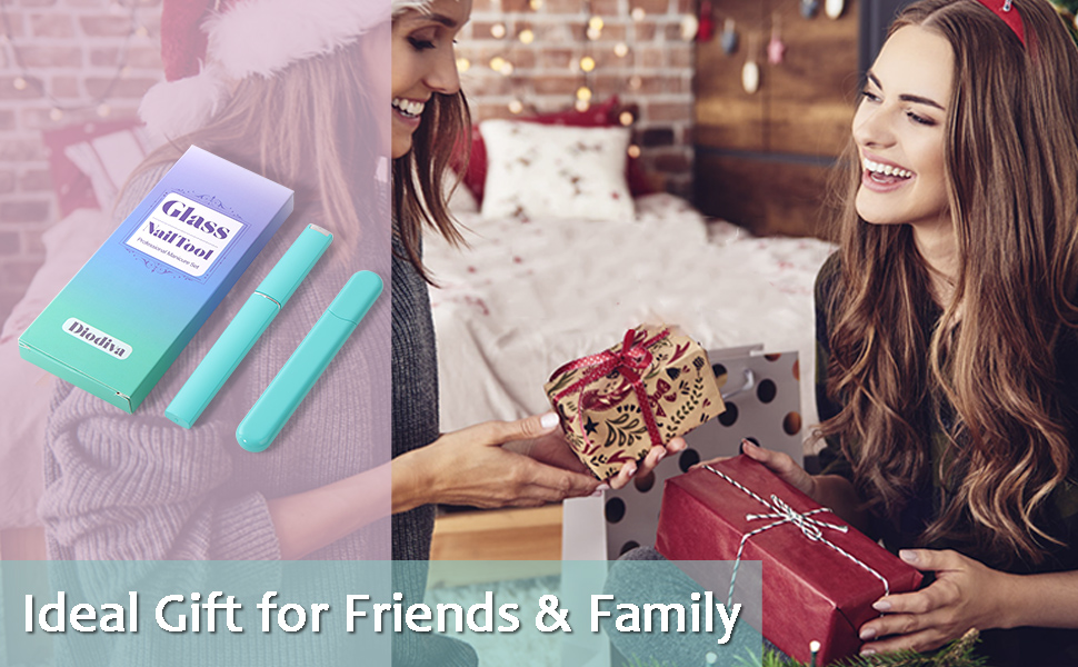 Glass nail file for natural nails