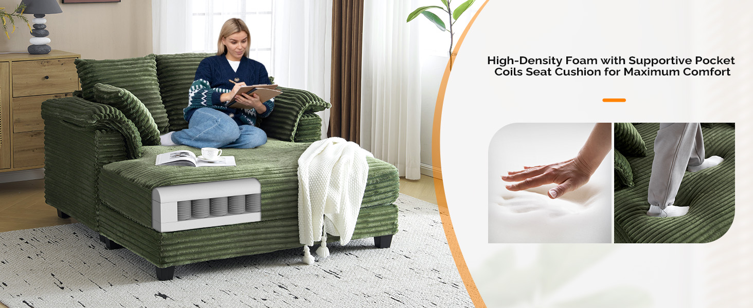 green recliner