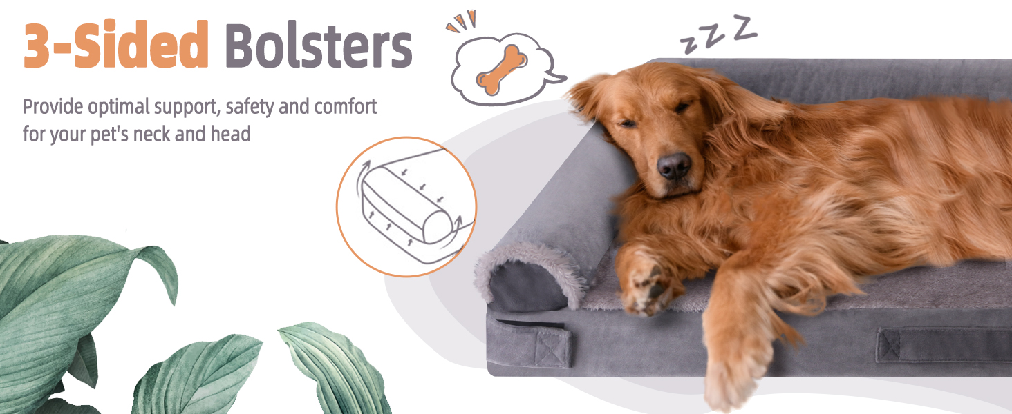 Dog Beds for Large Medium Orthopedic Dogs Washable, Firm
