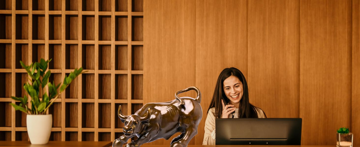 brass artmoulin brass wall street bull statue
