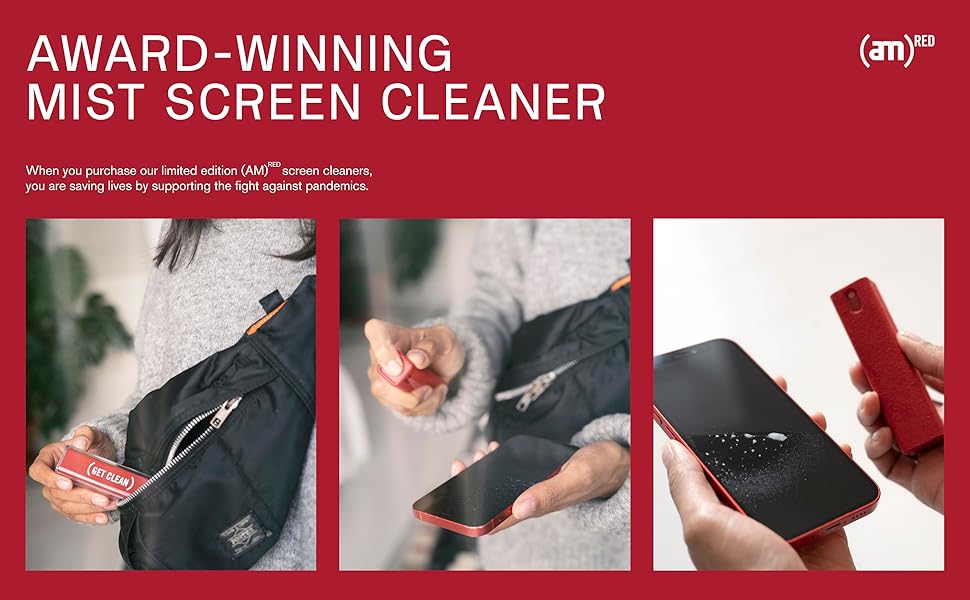 (PRODUCT)RED x AM MIST Screen Cleaner 3pack w/ Refill 200 ml Allin