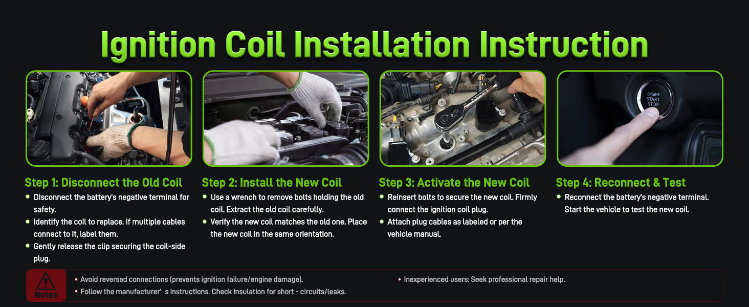 Ignition Coil Installation Instruction