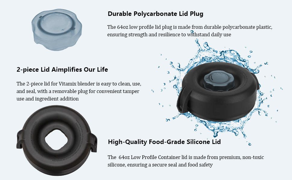 Perfect Compatible with vitamix Replacement Parts,Easy to Clean, Install, Remove, and Seal