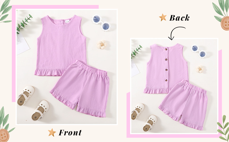 girls ruffle clothes