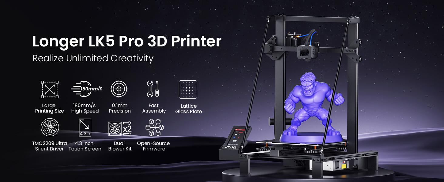 Longer lk5 pro 3d printer