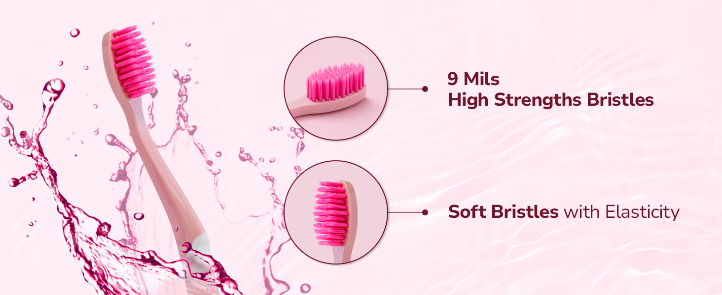 HIMALAYA PINKSALT Natural Whitening Toothbrush