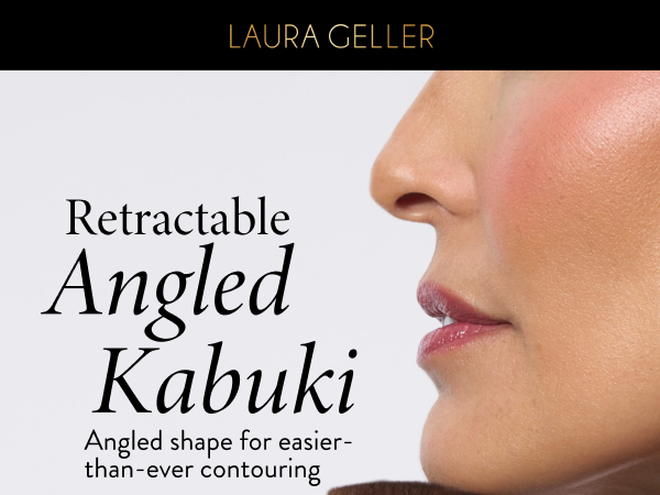 Retractable Angled Kabuki Brush