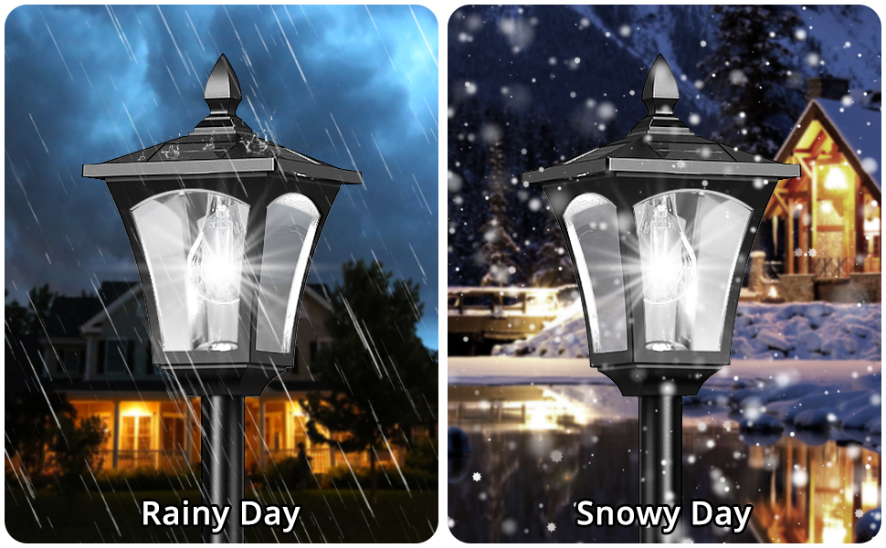 Outdoor Solar Lamp Post