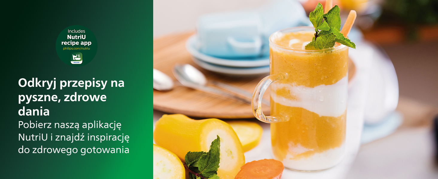 Philips Blender kielichowy oraz blender do smoothie 1000 W, Szklany