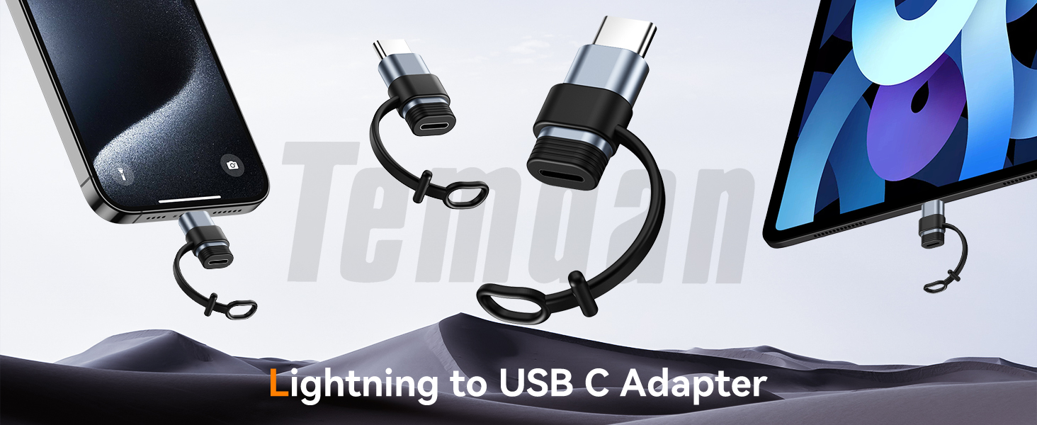 Lightning to USB C Adapter