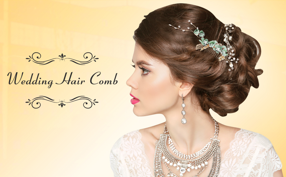 wedding hair comb
