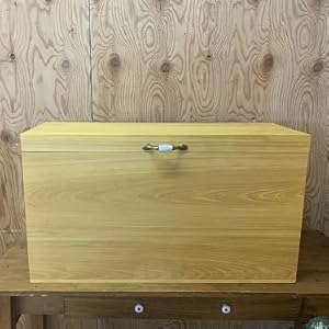 Amazon｜木箱 カントリーボックス ナチュラル 80×30×45cm ふた
