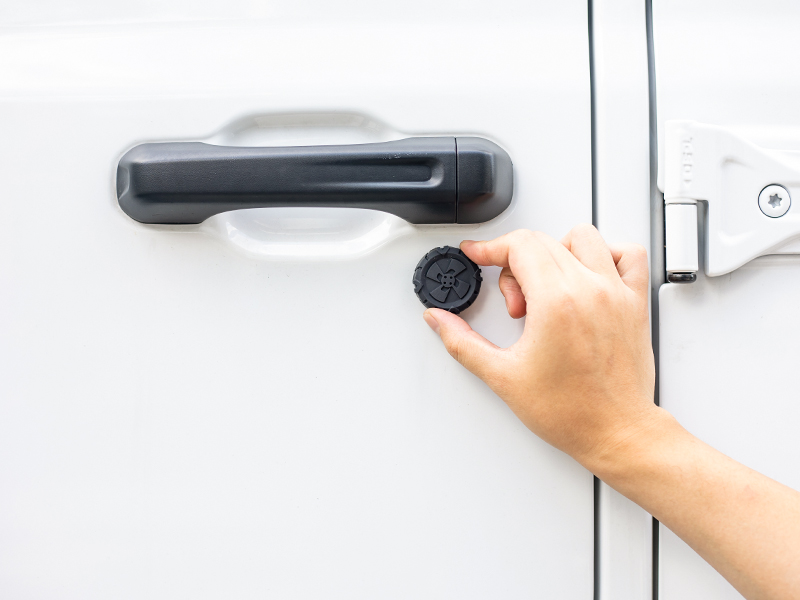 JOYTUTUS Adsorption Key Hole Cover for JL, Upgrade Door