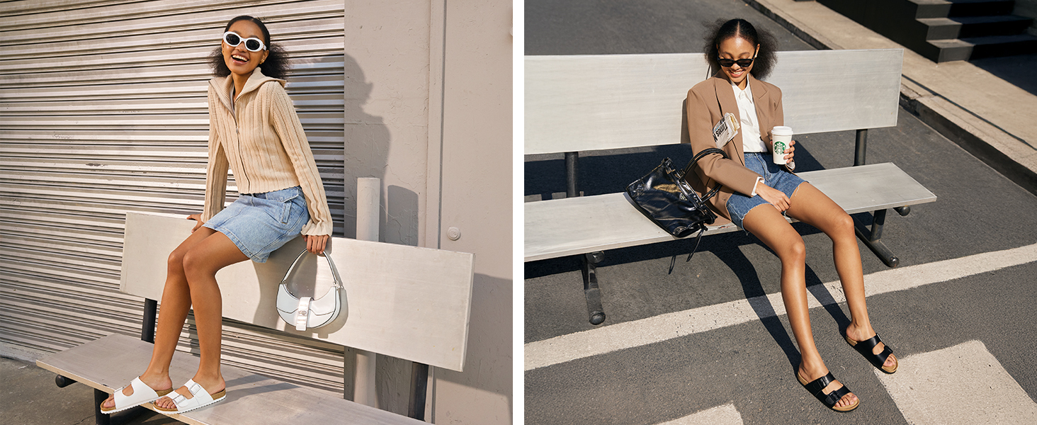 womens slide sandals