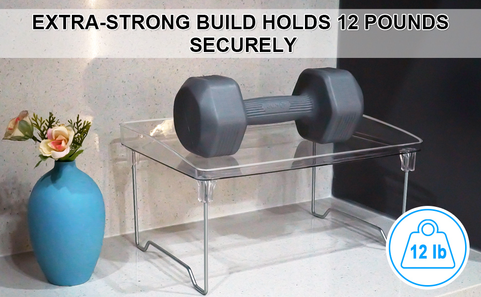 kitchen shelf organizer，cabinet risers，cabinet risers