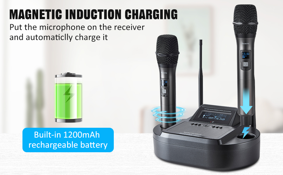 Rechargeable Microphone  battery