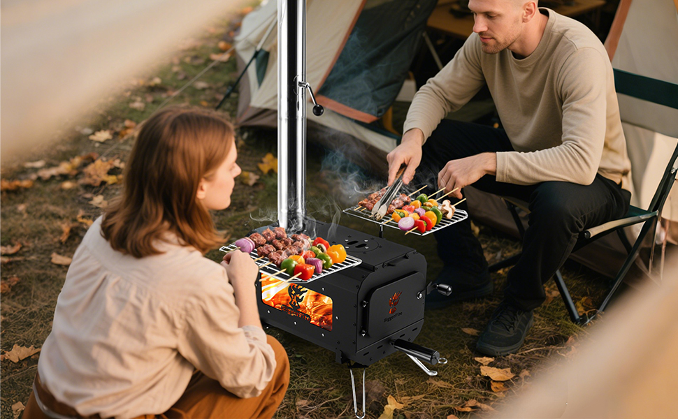camping stove portable stove wood camp stove camping heater solo stove