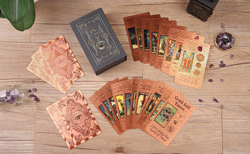 Tarot Cards withGuidebook for Beginners Waterproof Tarot