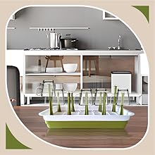 Glass Bottle Drying Rack