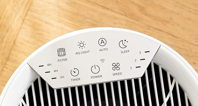 control panel; air purifier