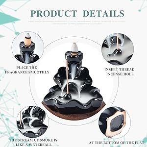 CERAMIC INCENSE BURNER