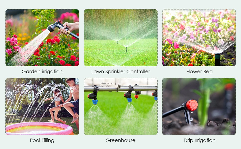 Water Timer,Geevorks Programmable Irrigation Timer Digital