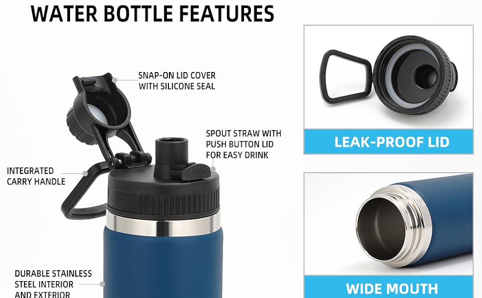 metal water bottle thermos kids water bottle thermos water bottle large water