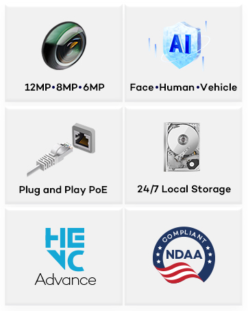 onwote camera security outdoor poe ip cameras business commercial indoor