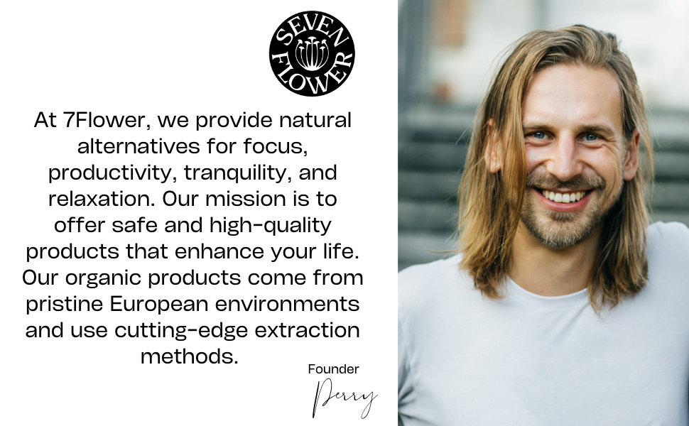 SEVEN FLOWER Essence of Zen Reishi Mushroom Oral Spray, Organic ADHD Supplement to Improve