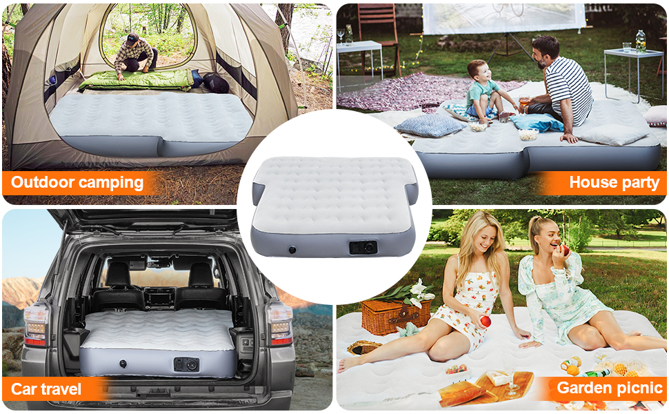GOTIDY SUV Air Mattress Camping Bed Back Seat, 10inch