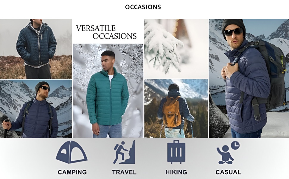 Lightweight Jackets || Winter Jacket for Men || Puffer Jacket For Men || Windproof Jacket For Men