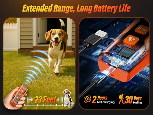dog bark deterrent device