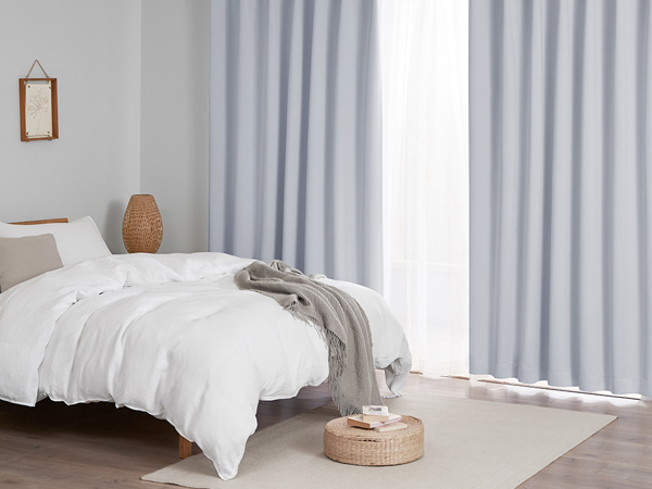 カーテン アイスグレー 100×200 ／100×110／100×110各２枚 Amazon｜Hansleep カーテン 1級遮光 4枚セット 幅100cm丈200cm
