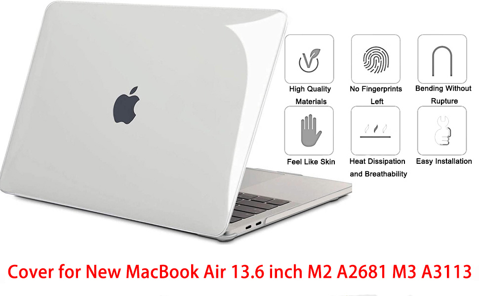 Cover for New MacBook Air 13.6 inch M2 A2681 M3 A3113