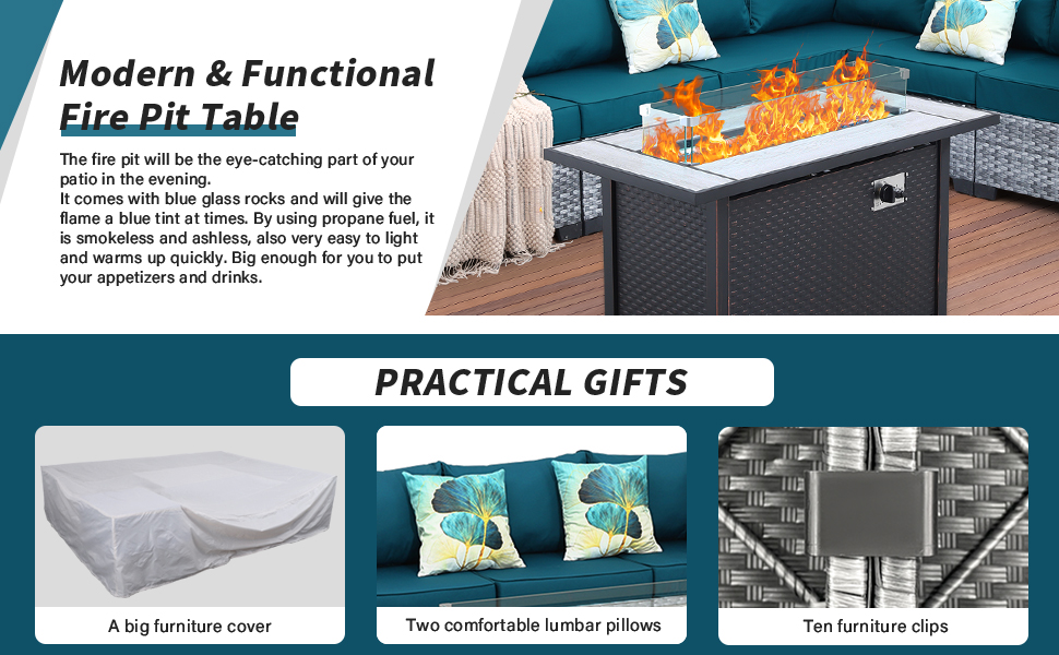 gifts- furniture cover, square pillow, furniture clips