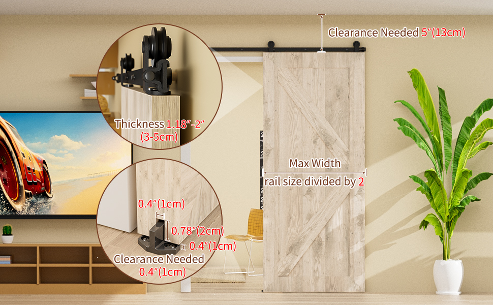 barn door track and hardware kit