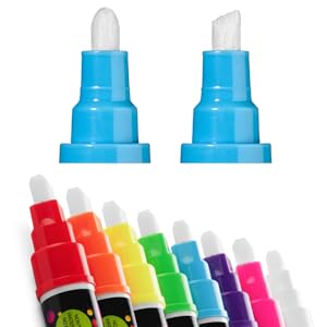 MoodClue liquid chalk markers come with either 6mm or 10mm tips.