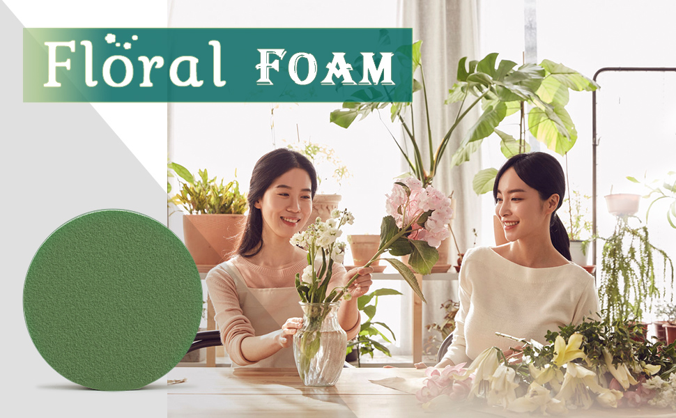 Floral Foam 8 Pcs Flower Foam 3.2" Supking Florist Foam Block Circle